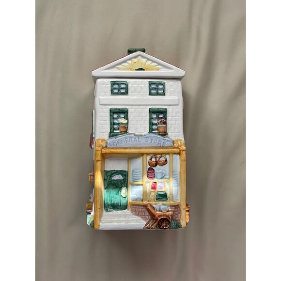 Vintage General Store Ceramic Cookie Jar - Picture 1 of 9